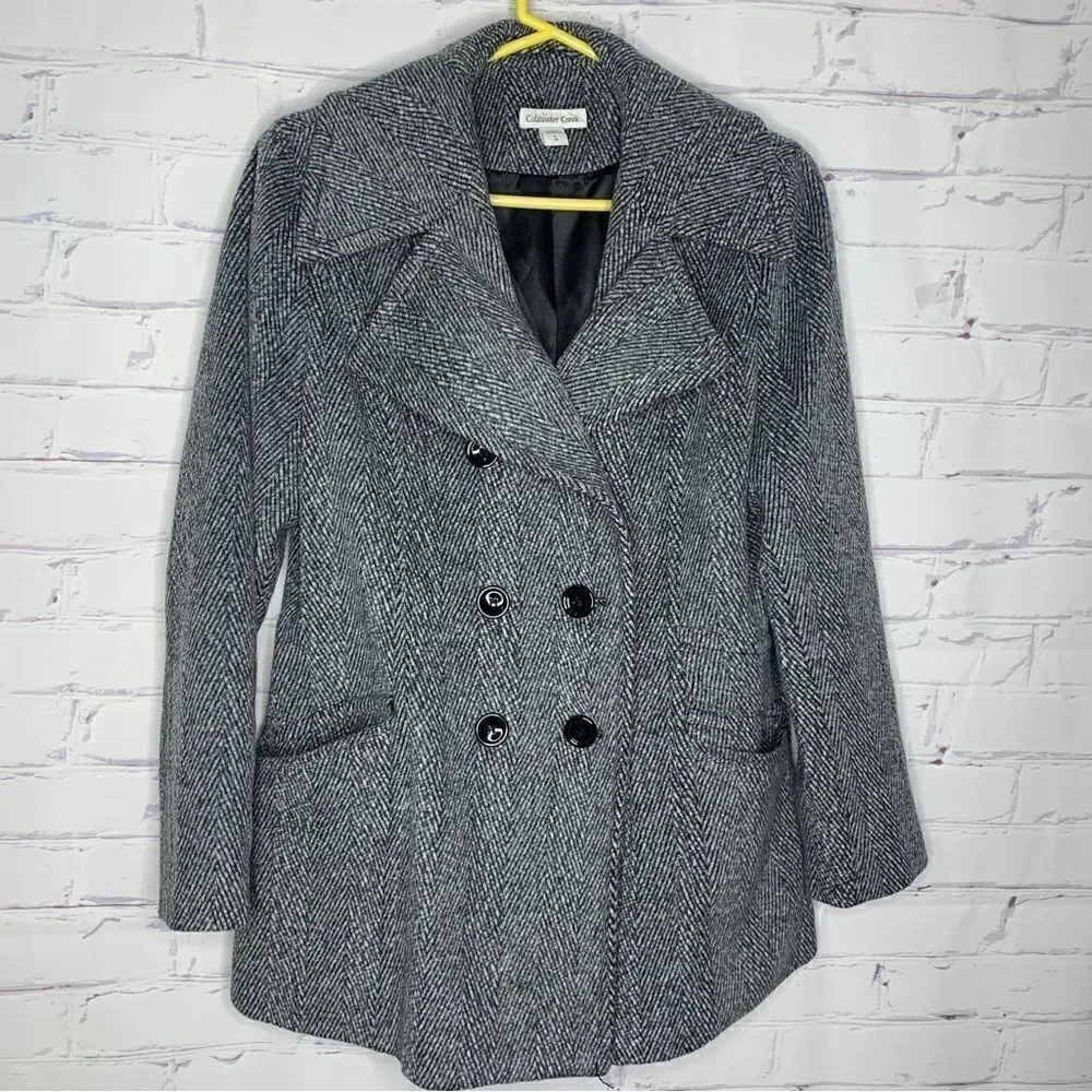 Coldwater Creek size 14 gray coat‎